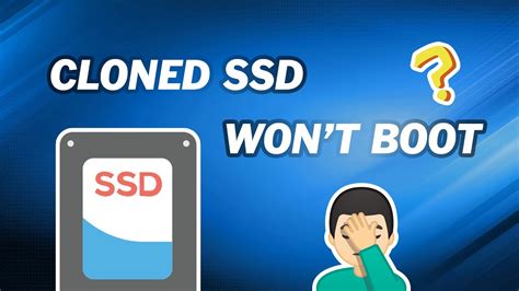 cloned ssd won't boot windows|make disk bootable after clone.